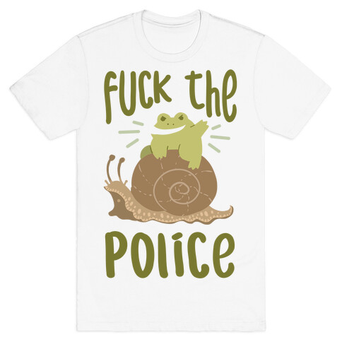 F*** The Police Frog T-Shirt