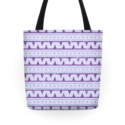 Aztec Zig Zag Pattern Tote Tote