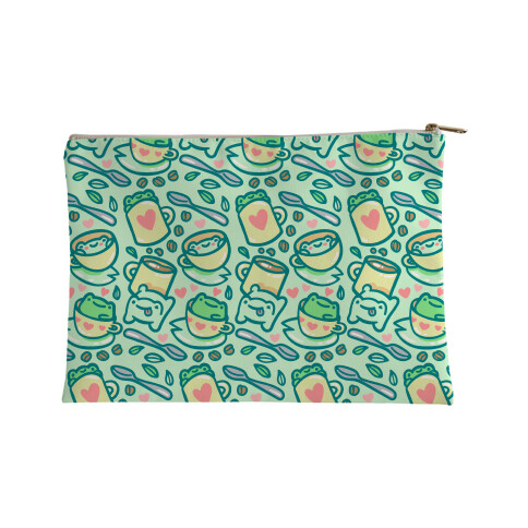 Coffee And Tea Frogs Accessory Bag