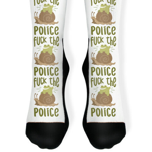 F*** The Police Frog Sock