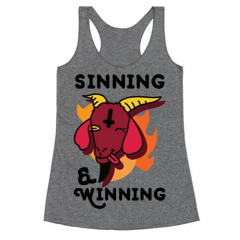 Sinning & Winning Racerback Tank Top