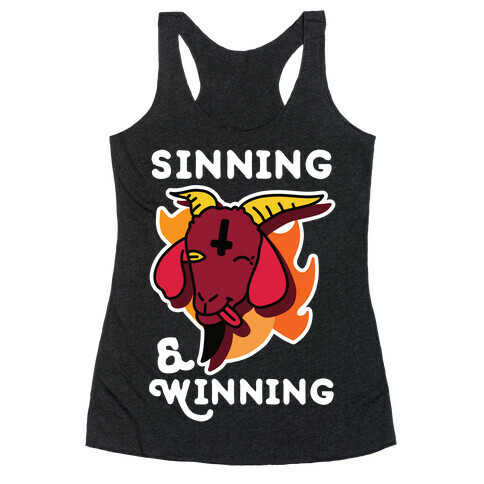 Sinning & Winning Racerback Tank Top