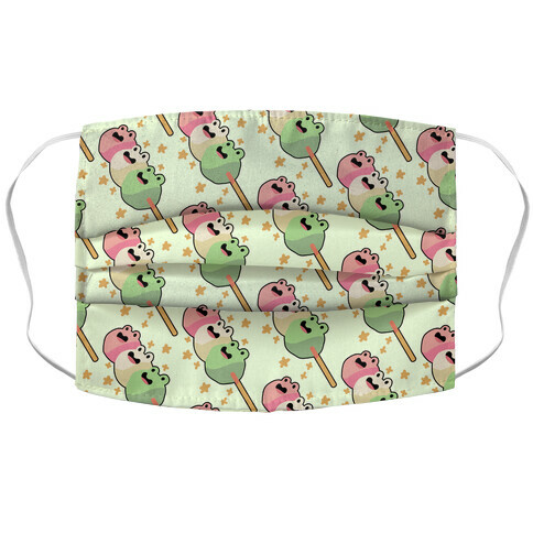 Frog Dango Accordion Face Mask