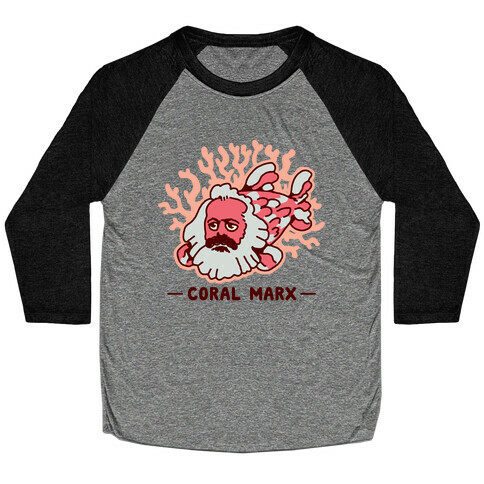 Coral Marx Baseball Tee