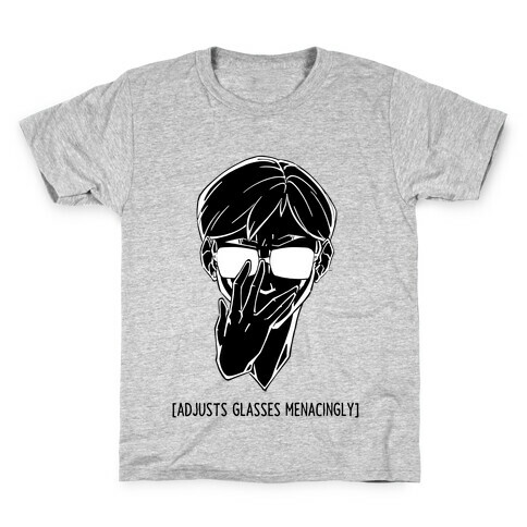 Adjusts Glasses Menacingly Kids T-Shirt