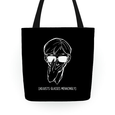 Adjusts Glasses Menacingly Tote