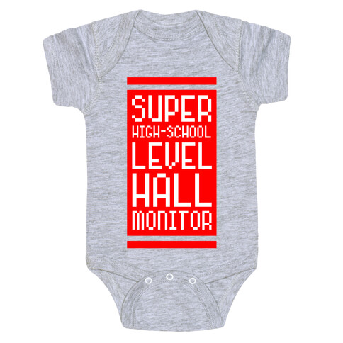 Super High-School Level Hall Monitor Baby One-Piece