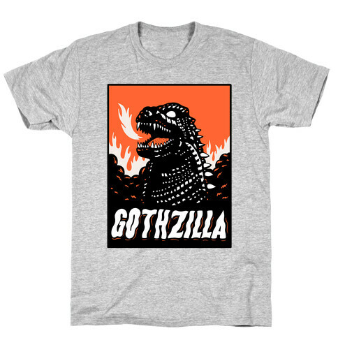 Gothzilla Goth Godzilla T-Shirt
