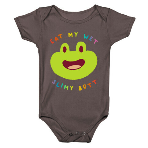 Eat My Wet Slimy Butt Frog Baby One-Piece