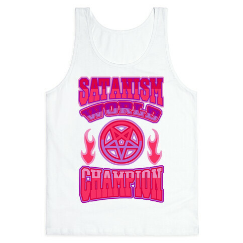 Satanism World Champion Tank Top