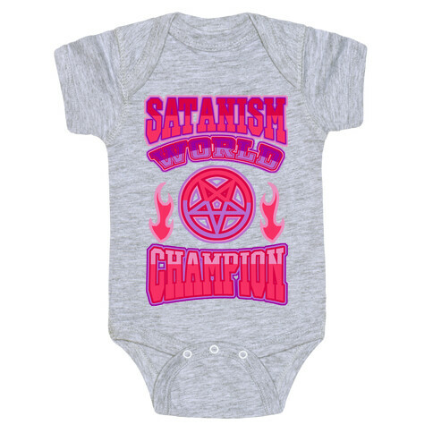Satanism World Champion Baby One-Piece