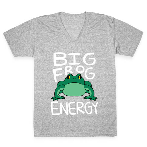 Big Frog Energy V-Neck Tee Shirt