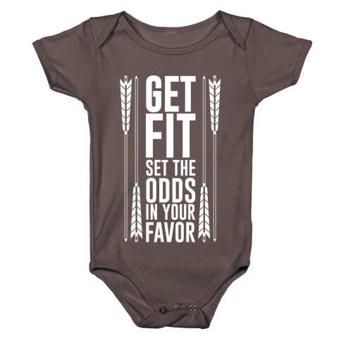 Get Fit Set The Odds In Your Favor Baby One-Piece