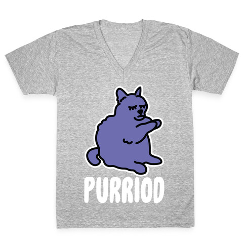 Purriod V-Neck Tee Shirt