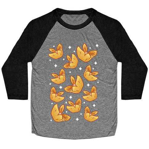  Crab Rangoons Pattern Baseball Tee