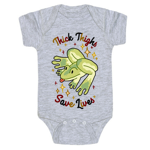 Thick Thighs Save Lives (Frog) Baby One-Piece