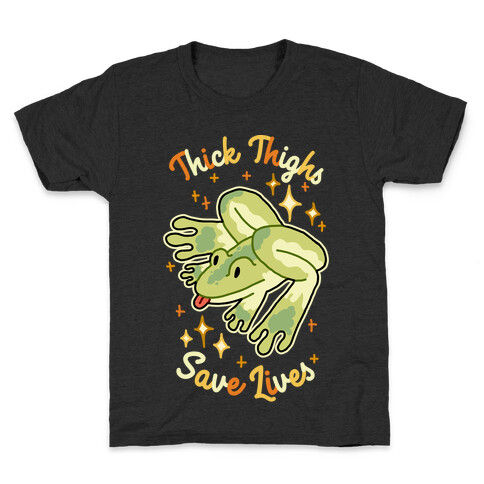 Thick Thighs Save Lives (Frog) Kids T-Shirt