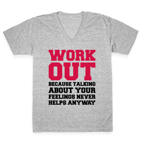 Work Out V-Neck Tee Shirt