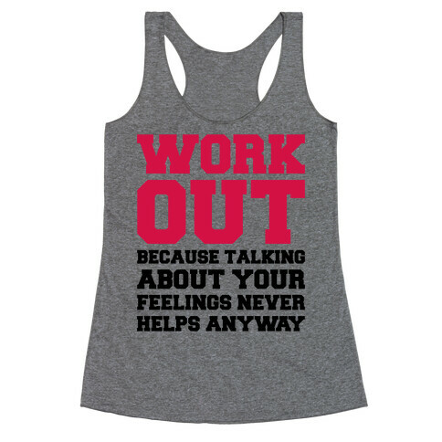 Work Out Racerback Tank Top