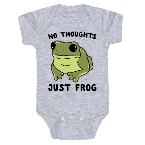 No Thoughts, Just Frog Baby One-Piece