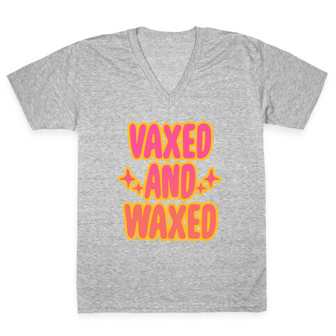 Vaxed and Waxed V-Neck Tee Shirt