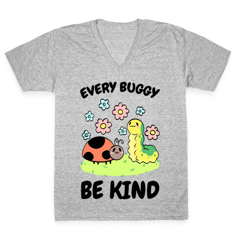 Every Buggy Be Kind V-Neck Tee Shirt
