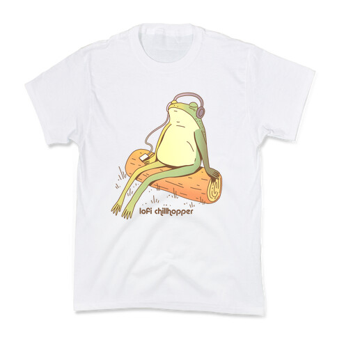 Lofi Chillhopper Frog Kids T-Shirt