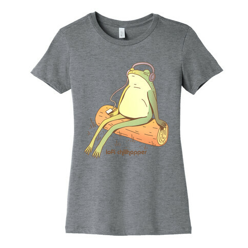 Lofi Chillhopper Frog Womens T-Shirt