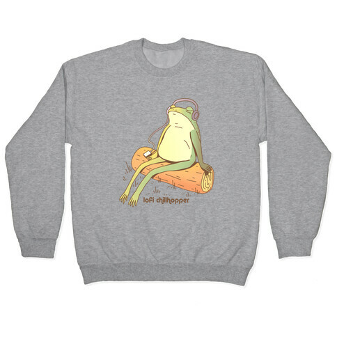 Lofi Chillhopper Frog Pullover