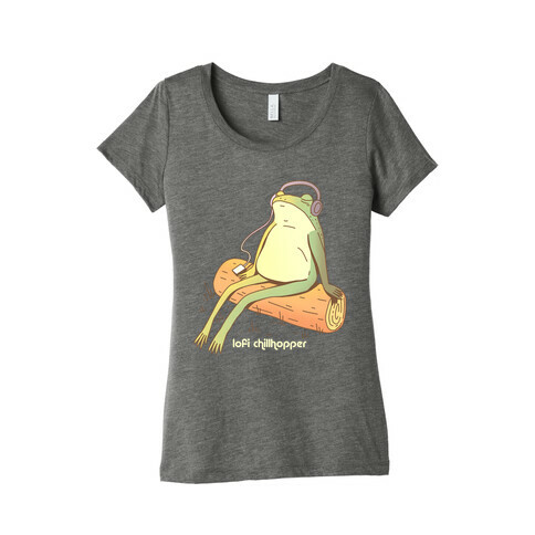 Lofi Chillhopper Frog Womens T-Shirt