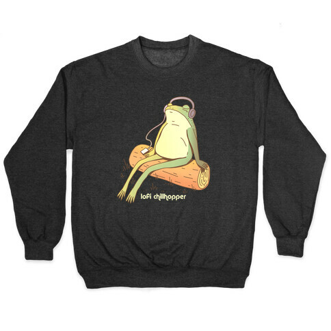 Lofi Chillhopper Frog Pullover