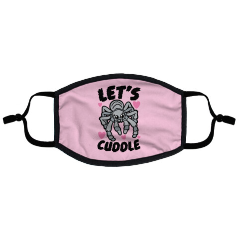 Let's Cuddle Tarantula Flat Face Mask