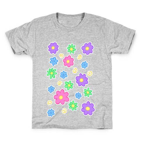 Doodle Flowers Kids T-Shirt