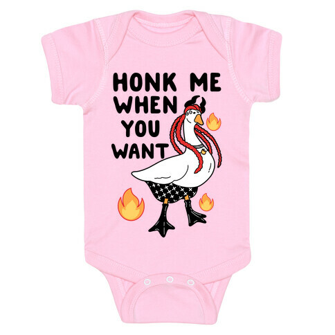 Honk Me When You Want Baby One-Piece