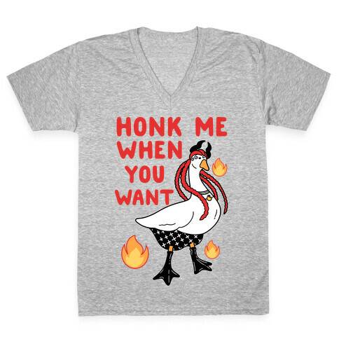 Honk Me When You Want V-Neck Tee Shirt