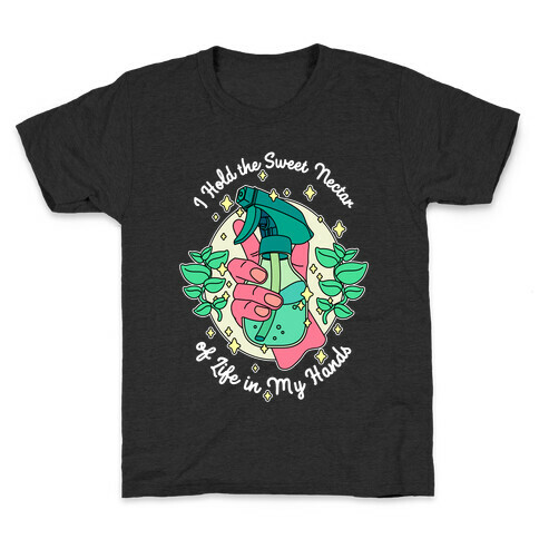 I Hold the Sweet Nectar of Life in My Hands Kids T-Shirt