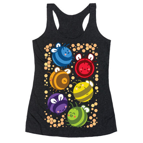 Orb Bees Racerback Tank Top