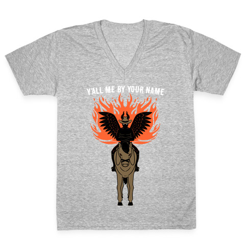 Y'all Me By Your Name Parody V-Neck Tee Shirt
