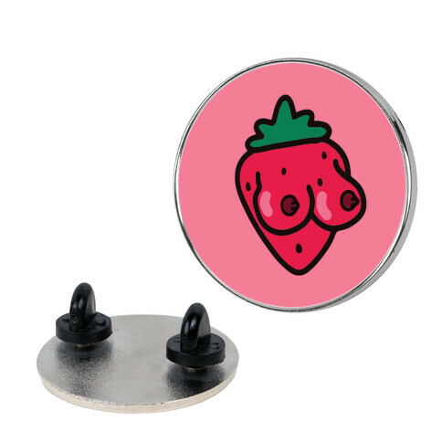 Strawboobie Pin