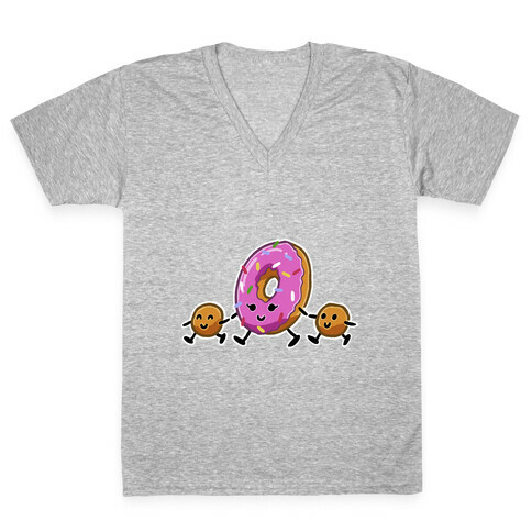 Donut Mom V-Neck Tee Shirt