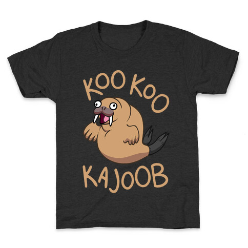 Koo Koo Kajoob Derpy Walrus Kids T-Shirt