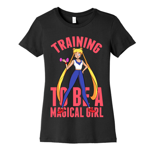 Training To Be A Magical Girl Womens T-Shirt