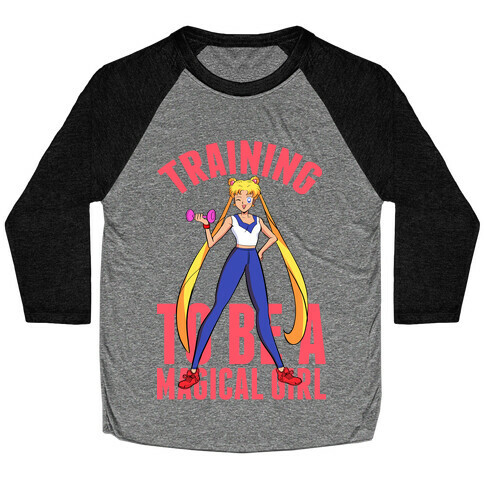 Training To Be A Magical Girl Baseball Tee