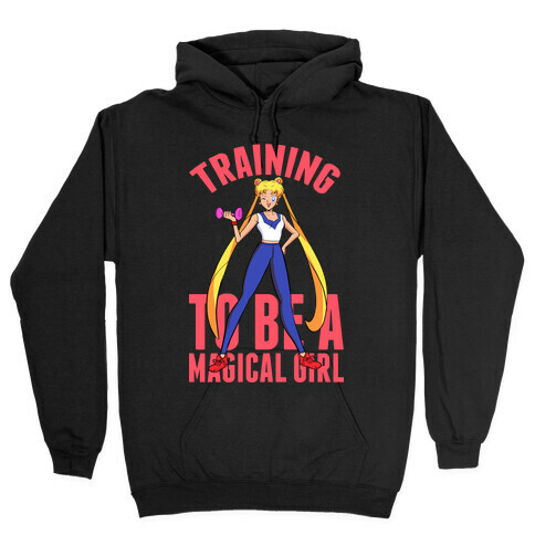 Training To Be A Magical Girl Hooded Sweatshirt