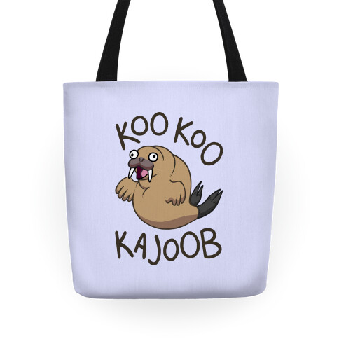 Koo Koo Kajoob Derpy Walrus Tote