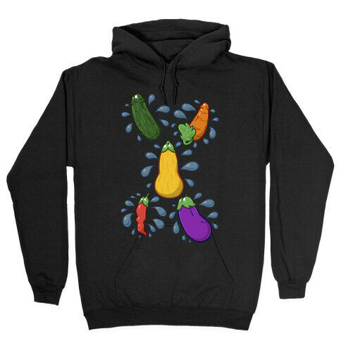 Penis Produce Hooded Sweatshirt