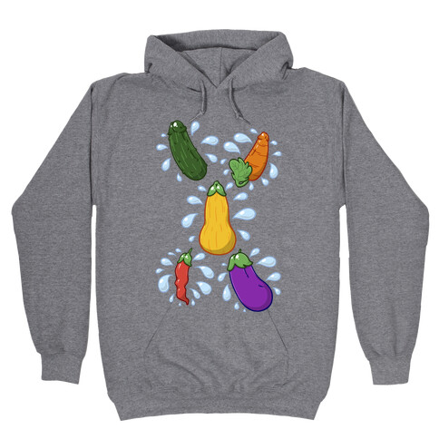 Penis Produce Hooded Sweatshirt