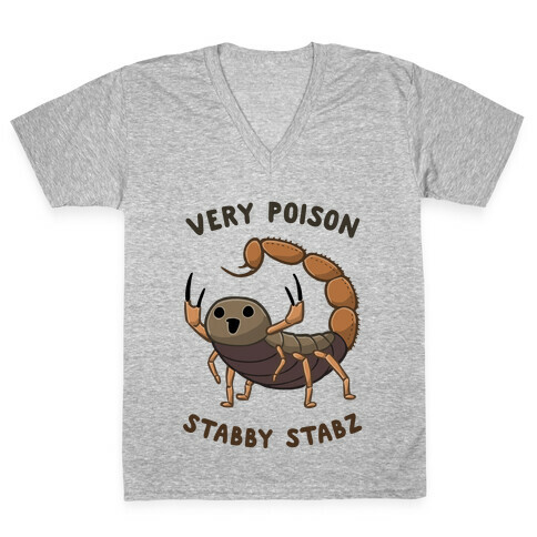Very Poison Stabby Stabz V-Neck Tee Shirt