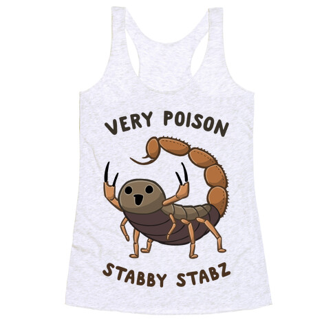 Very Poison Stabby Stabz Racerback Tank Top