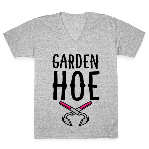 Garden Hoe V-Neck Tee Shirt